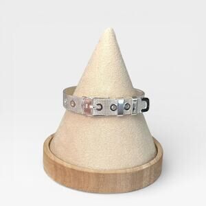 Belt Style Silver Bracelet